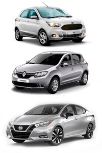 alquiler de autos volkswagen gol, renault sandero, ford focus